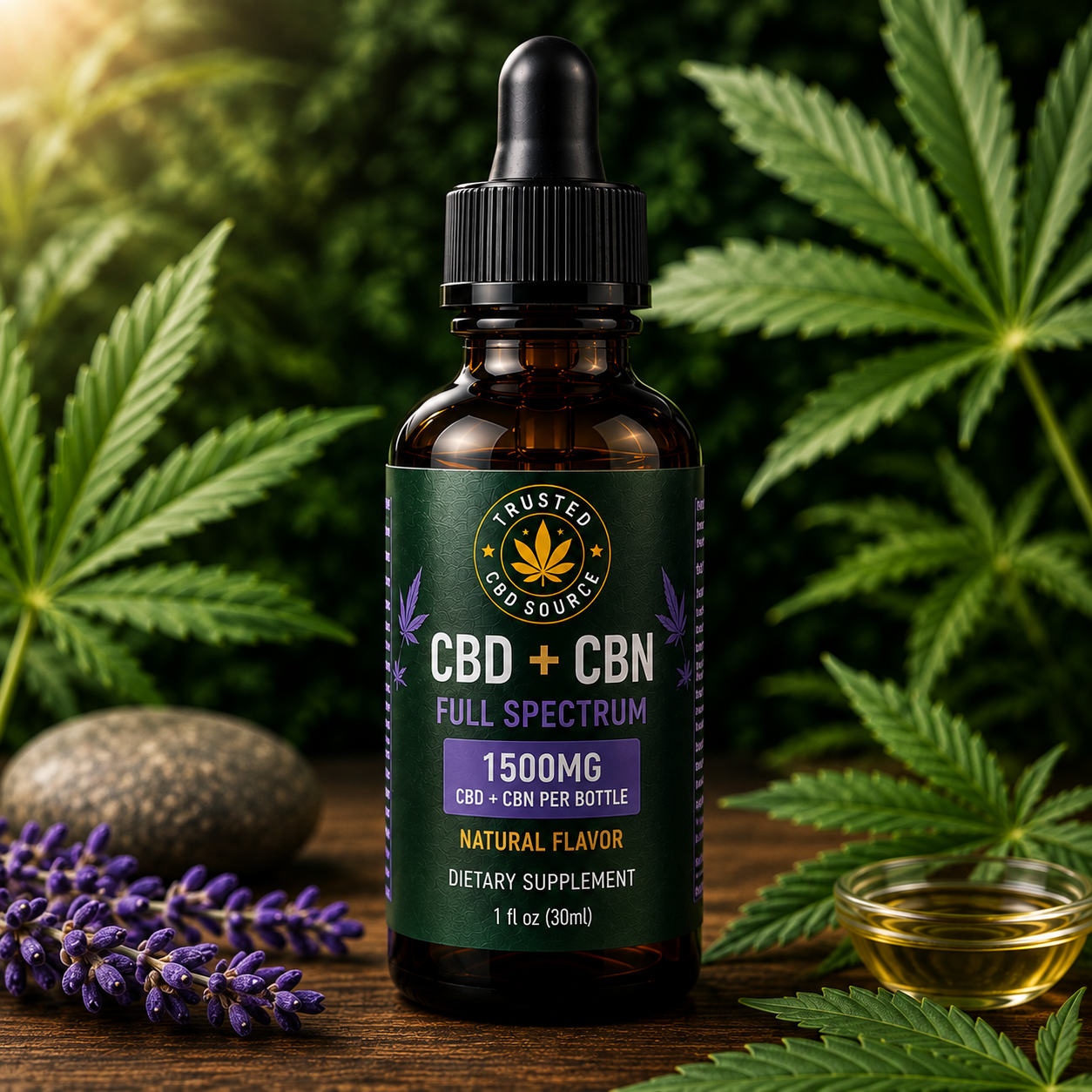 1500mg Full-Spectrum CBD + CBN