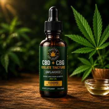 1500mg CBD + CBG Isolate